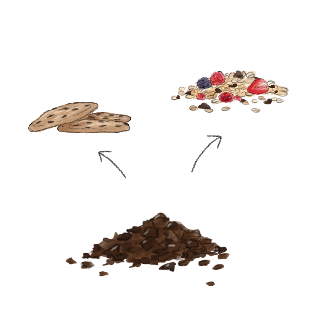 Herza Chocolade granulaten